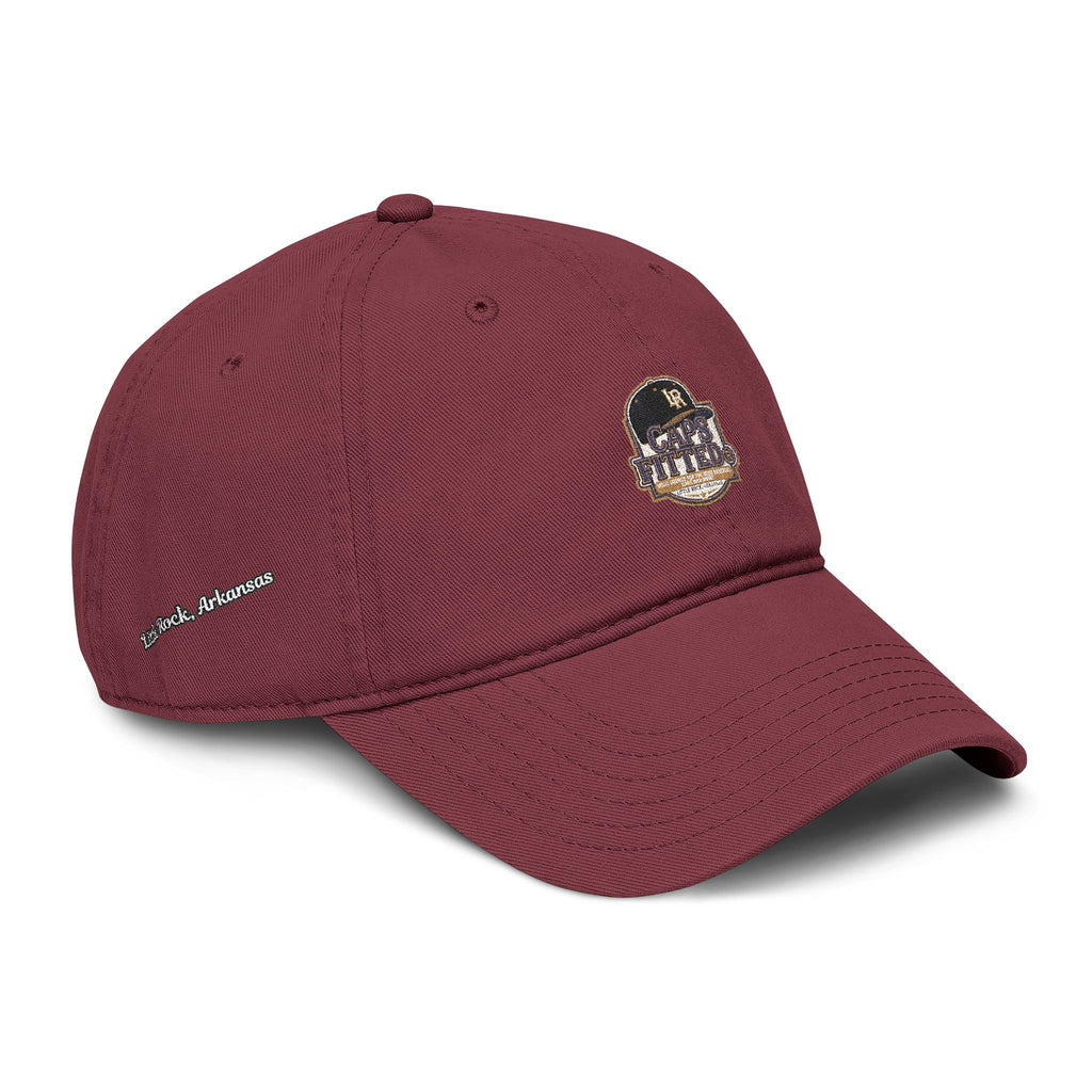 Washed Baseball Cap with Retro Embroidered Logo