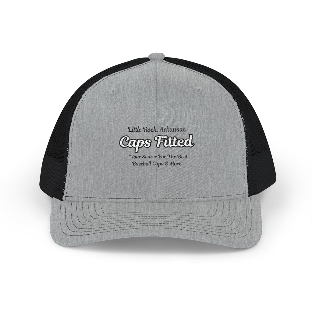 Trucker Cap — Vintage 'Caps Fitted' Embroidered Snapback