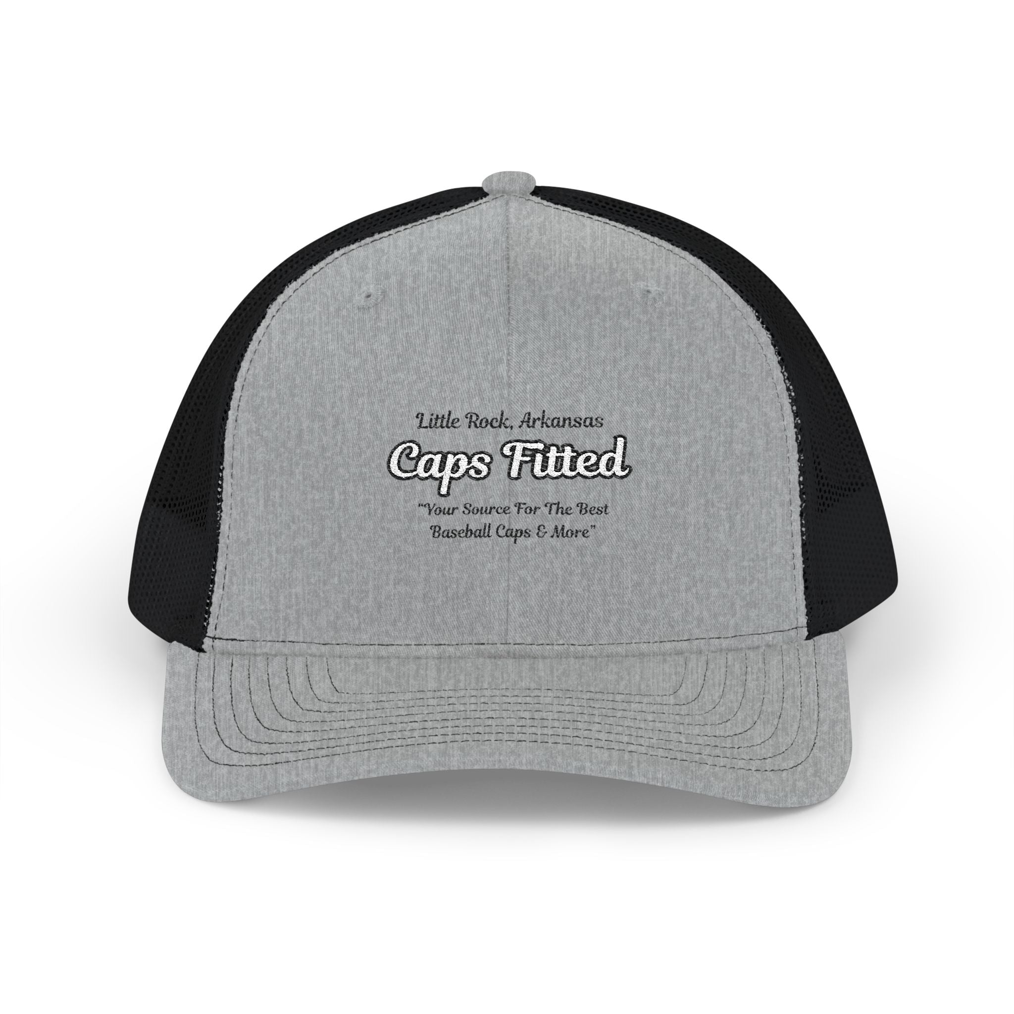 Trucker Cap — Vintage 'Caps Fitted' Embroidered Snapback