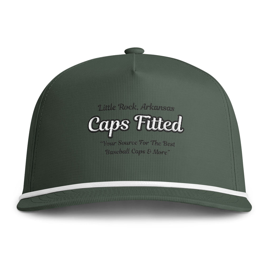 Sunwashed Rope Cap - Vintage Fitted Mesh Baseball Hat