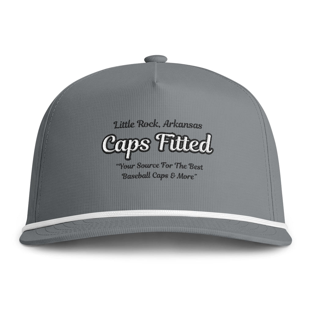 Sunwashed Rope Cap - Vintage Fitted Mesh Baseball Hat