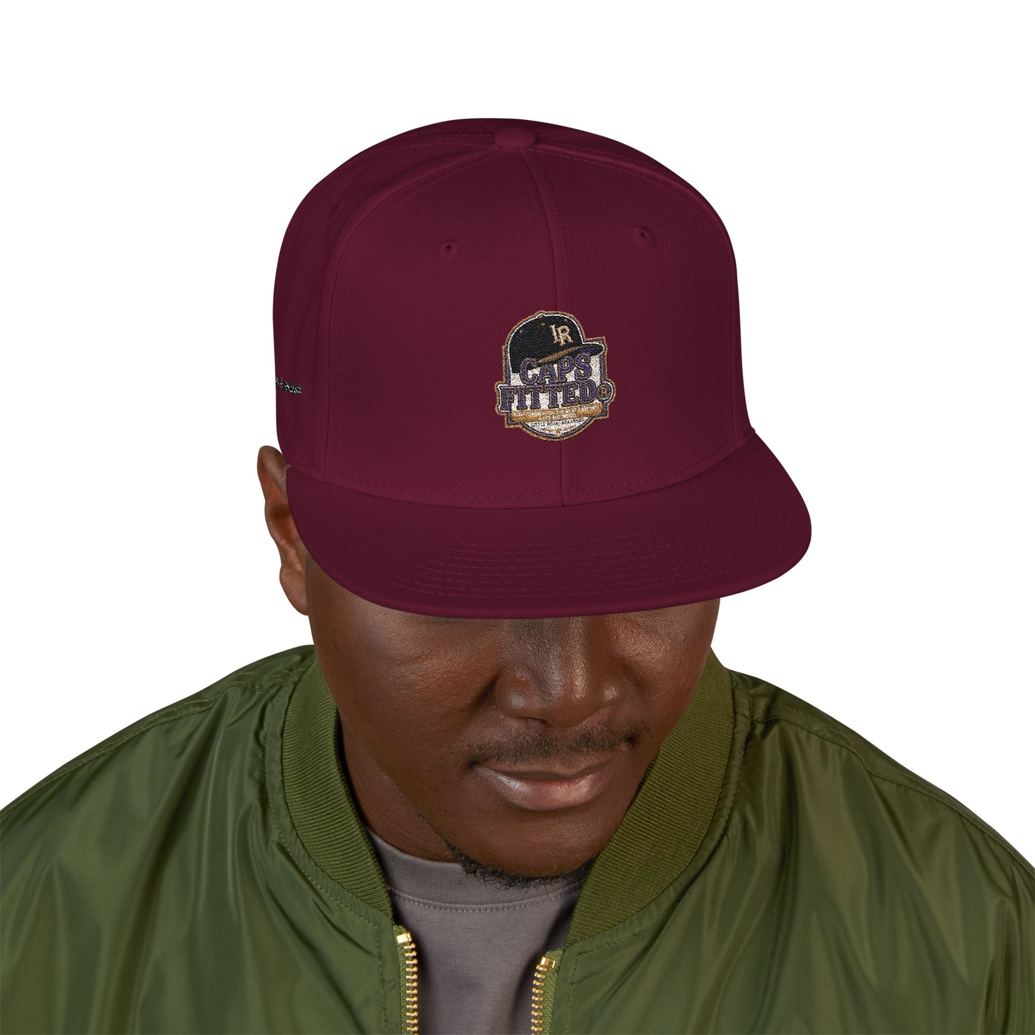 Caps Fitted Embroidered Lock Logo Snapback Hat — Urban Streetwear Cap
