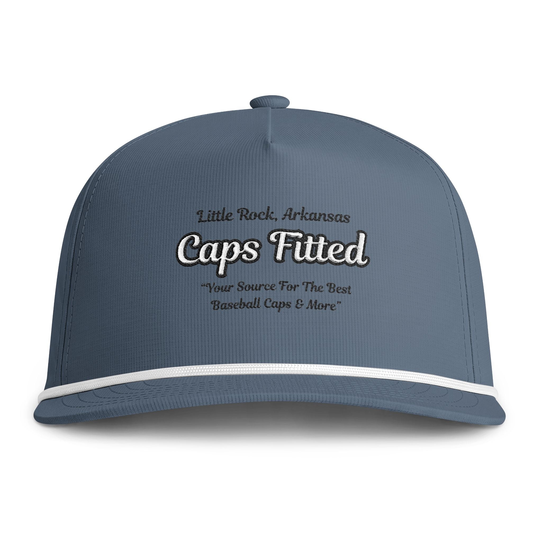 Sunwashed Rope Cap - Vintage Fitted Mesh Baseball Hat