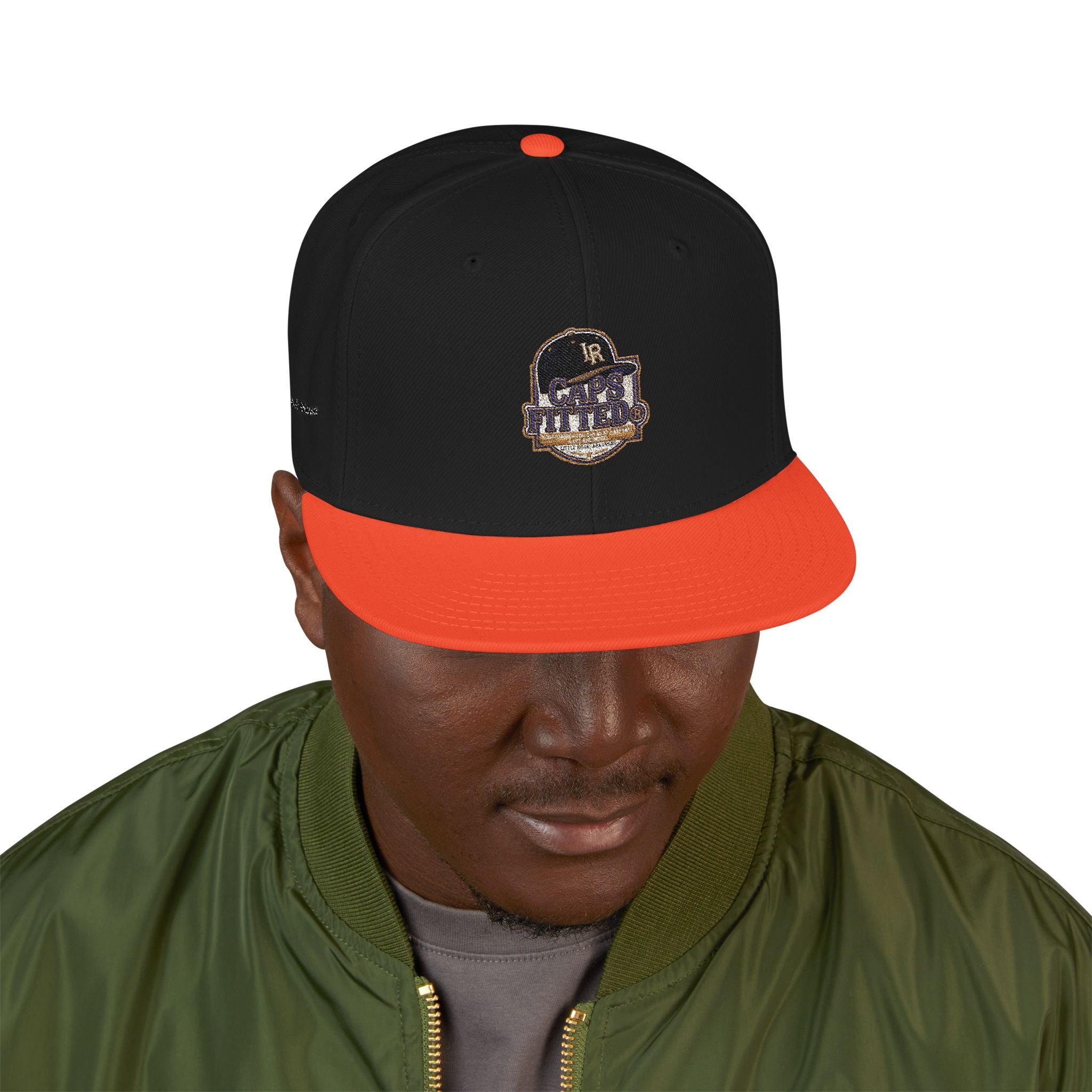 Caps Fitted Embroidered Lock Logo Snapback Hat — Urban Streetwear Cap