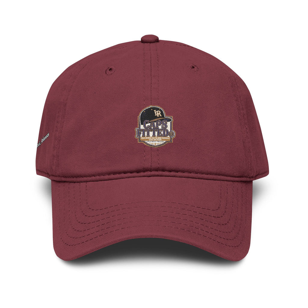 Washed Baseball Cap with Retro Embroidered Logo