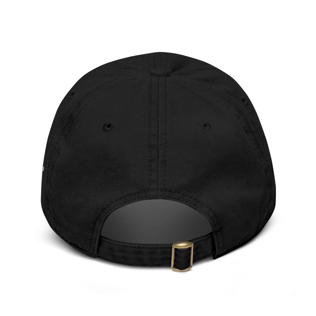 Washed Baseball Cap with Retro Embroidered Logo