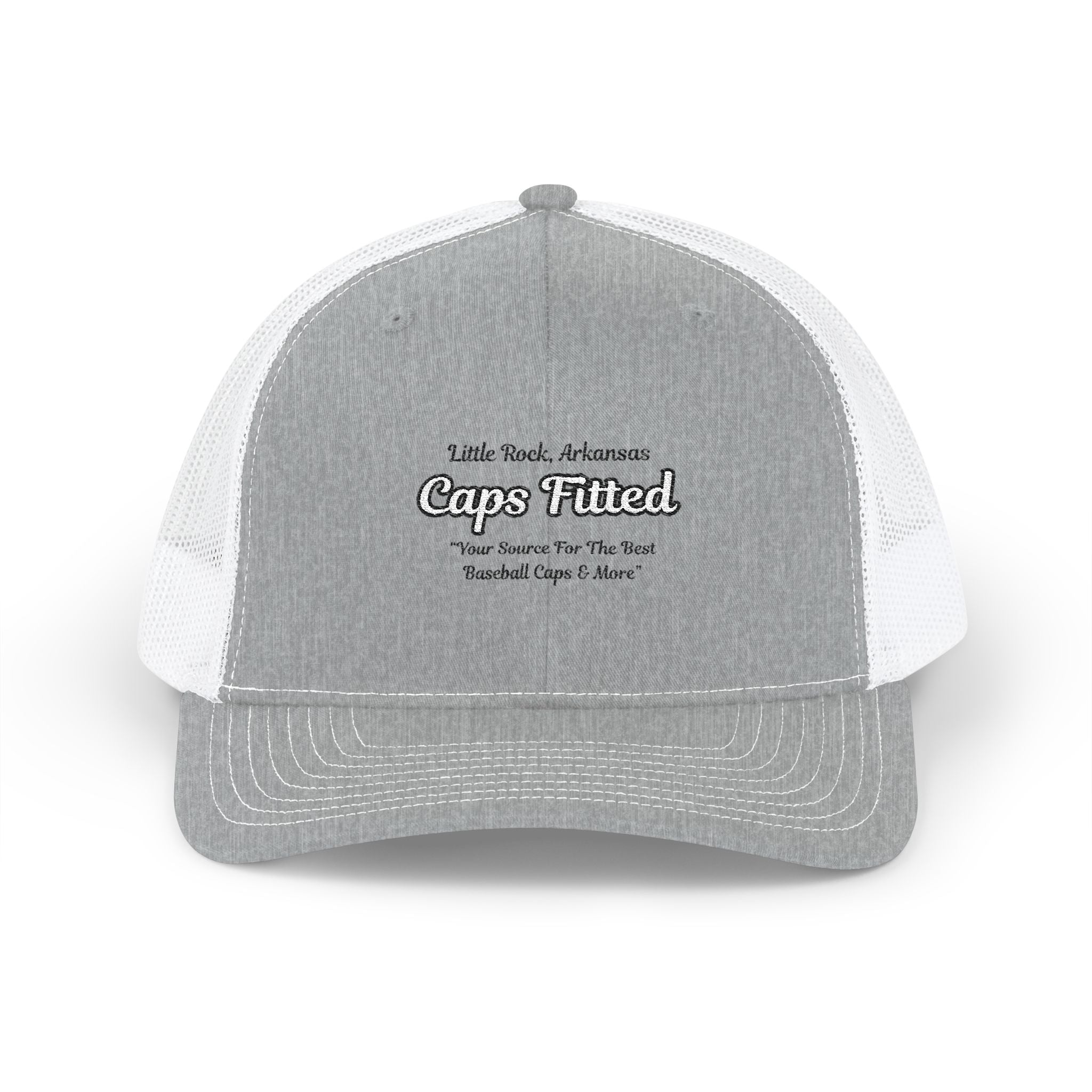 Trucker Cap — Vintage 'Caps Fitted' Embroidered Snapback