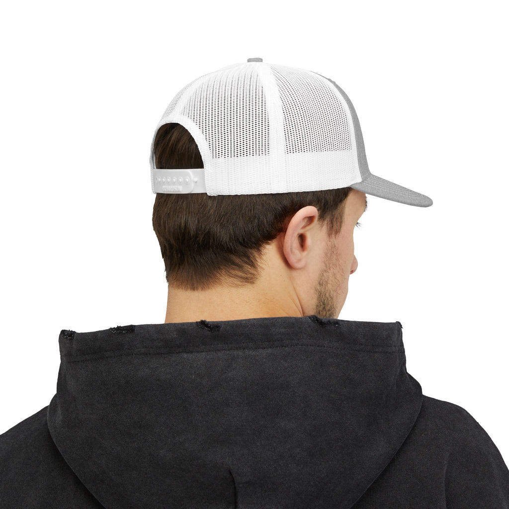 Trucker Cap — Vintage 'Caps Fitted' Embroidered Snapback