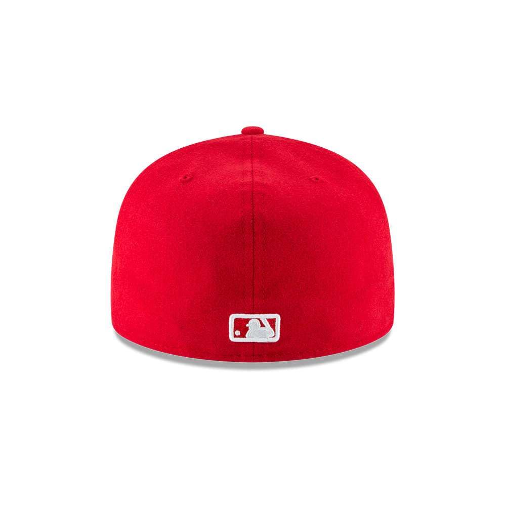 New Era 59Fifty New York Yankees SC WH Fitted Hat (Red/White) Men's MLB Cap