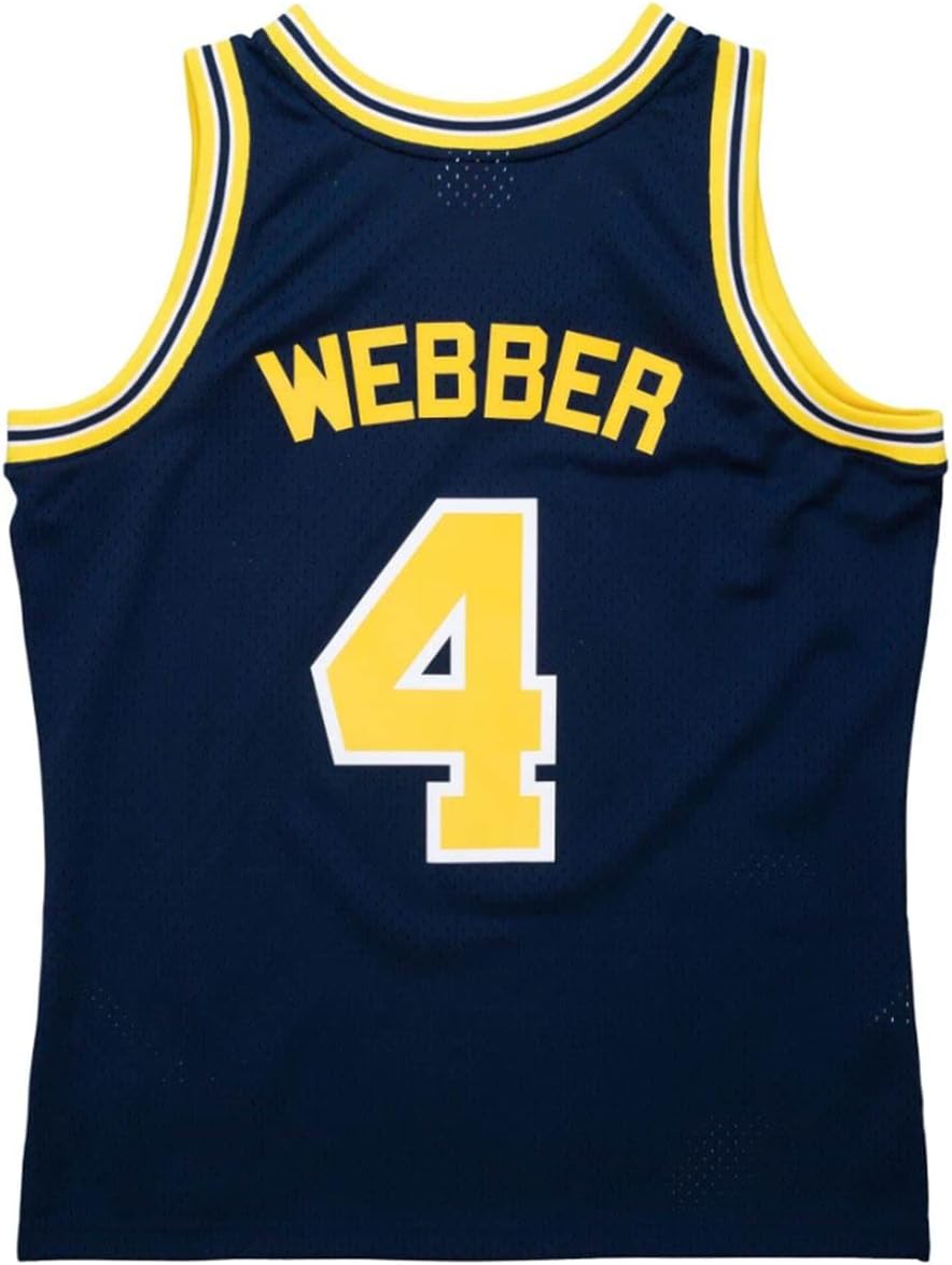 Mitchell & Ness Chris Webber University of Michigan Road 1991 Men's Swingman Jersey