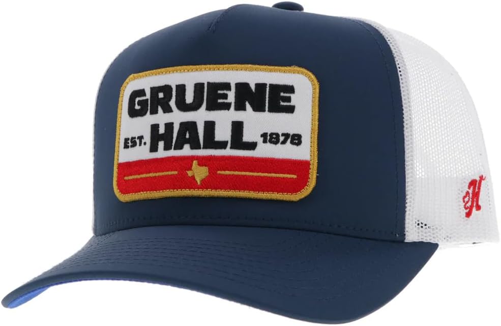 HOOEY Gruene Hall Adjustable Snapback Hat – Baseball Cap, Trucker Hat for Men and Women