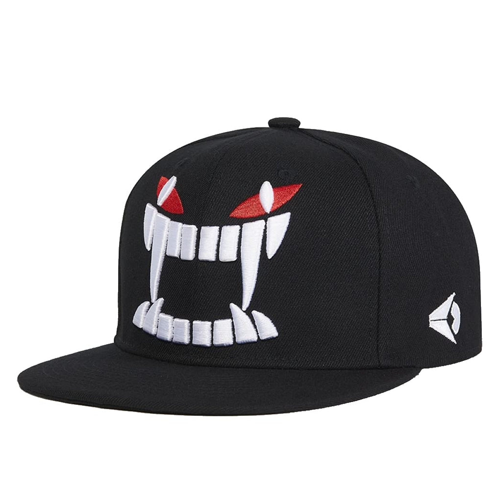 Quanhaigou Snapback Hat for Men Women,Hip Hop Style Colorful Flat Bill Hats Teens Adjustable Baseball Cap