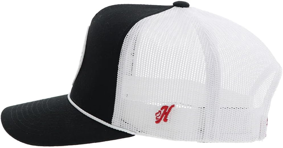 HOOEY Quanah Hat - Adjustable Snapback Cap, 5-Panel Mesh Back Outdoor & Casual Baseball Hat for Men & Women