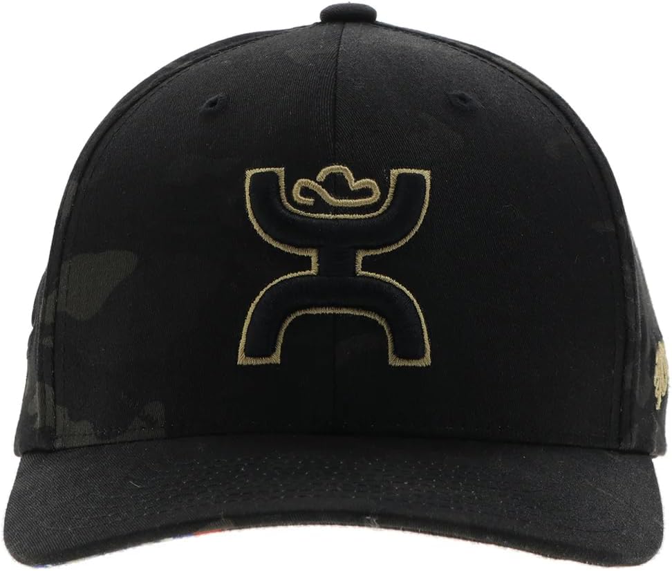 HOOEY Chris Kyle Adjustable Snapback Hat – Mid Profile 6-Panel Breathable Mesh Baseball Cap, Trucker Hat for Men and Women