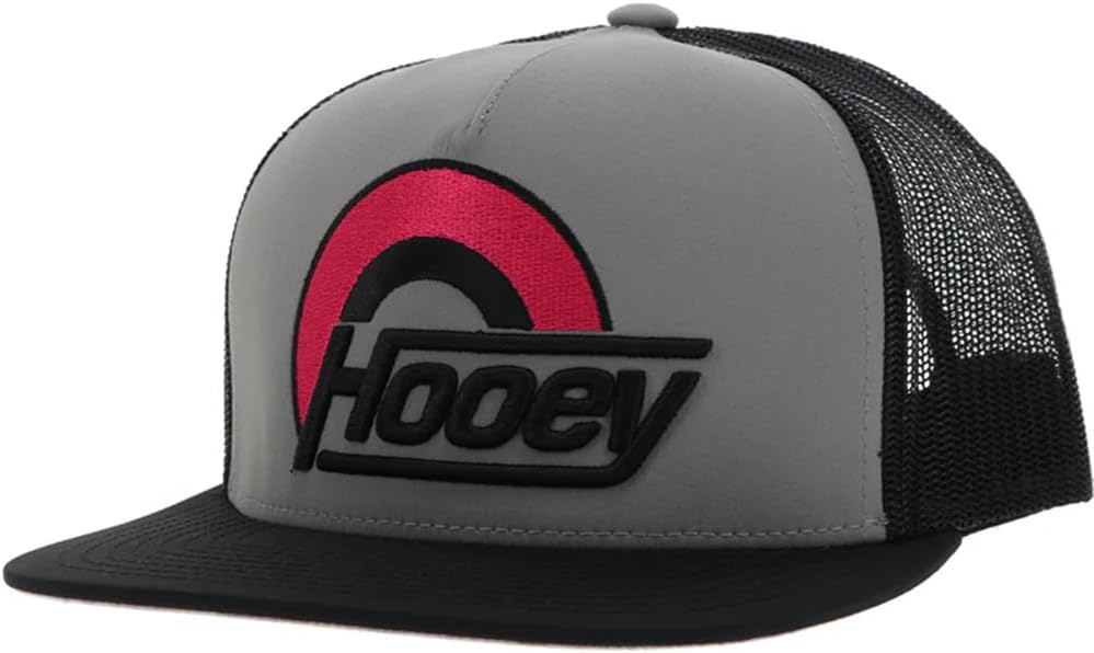 HOOEY Suds Adjustable Snapback Hat – High Profile 5-Panel Breathable Mesh Baseball Cap, Trucker Hat for Men and Women