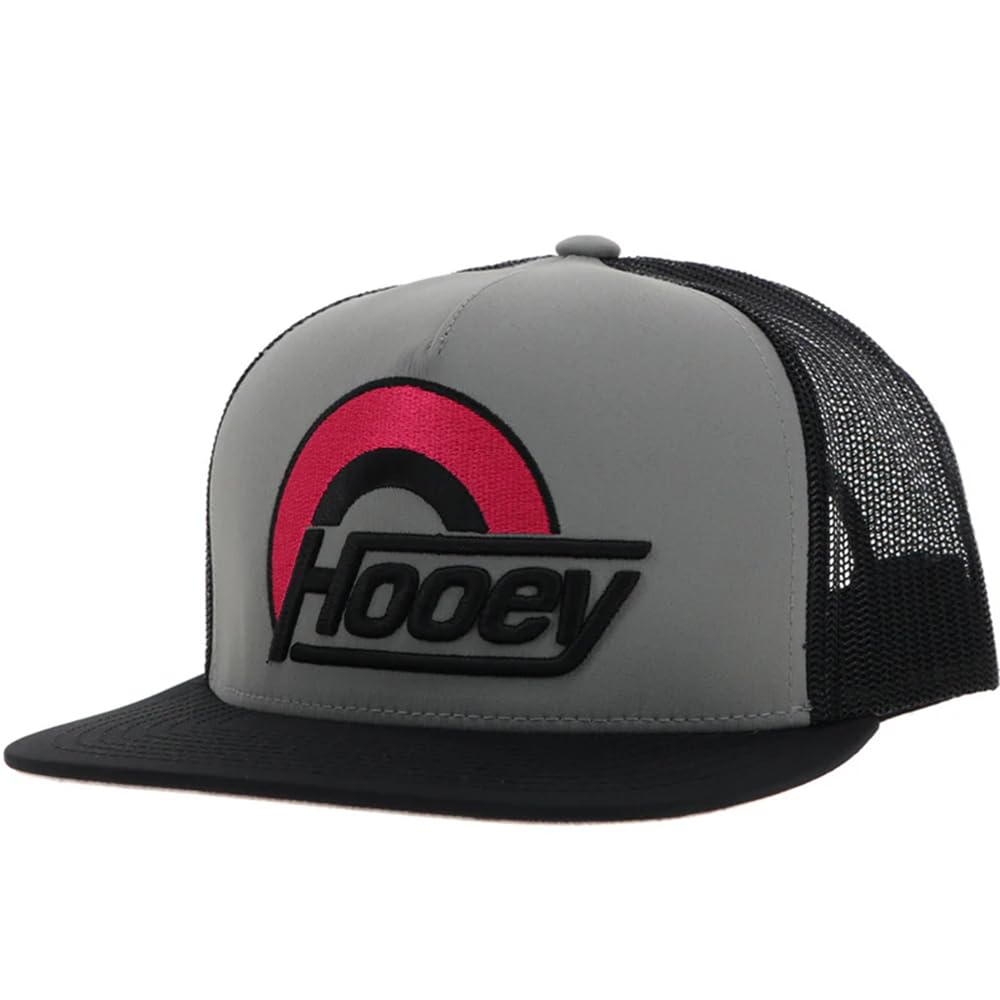 HOOEY Suds Adjustable Snapback Hat – High Profile 5-Panel Breathable Mesh Baseball Cap, Trucker Hat for Men and Women