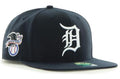 47 MLB Sure Shot Captain Hat Adjustable Structured 6-Panel Snapback Hat Cap, Adult One Size Fits All