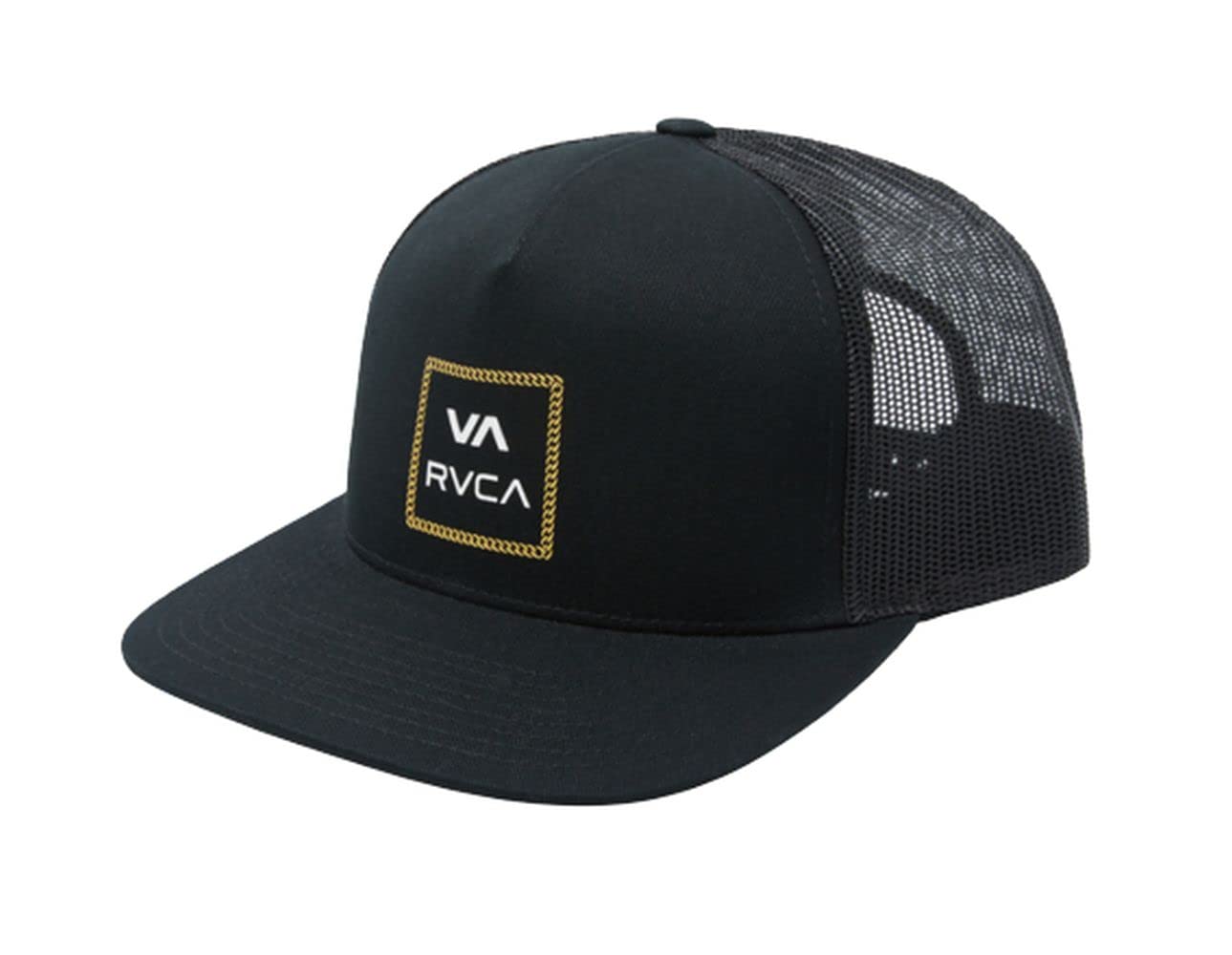 RVCA Men's Trucker Hat, Adjustable Snapback Cap for Streetwear & Skating, Lightweight Breathable All-Day Comfort