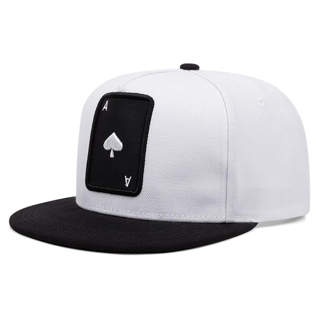Quanhaigou Snapback Hat for Men Women,Hip Hop Style Colorful Flat Bill Hats Teens Adjustable Baseball Cap