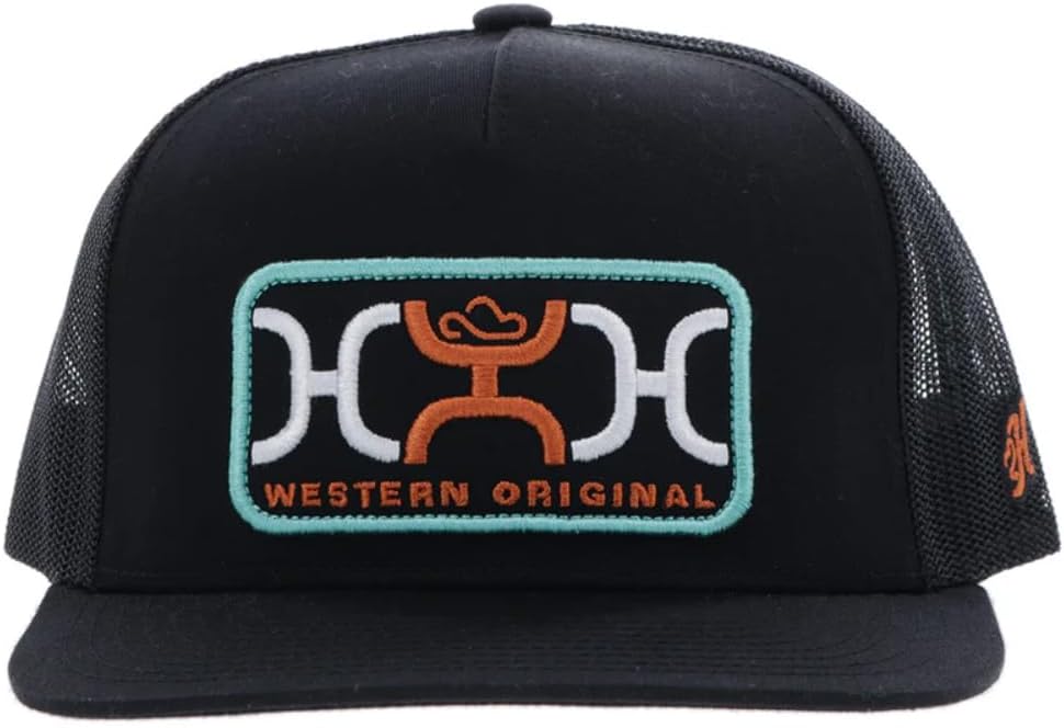 HOOEY Loop Trucker Hat - Retro Adjustable Fit Snapback Hat - Embroidered Patch Baseball Cap for Men and Women