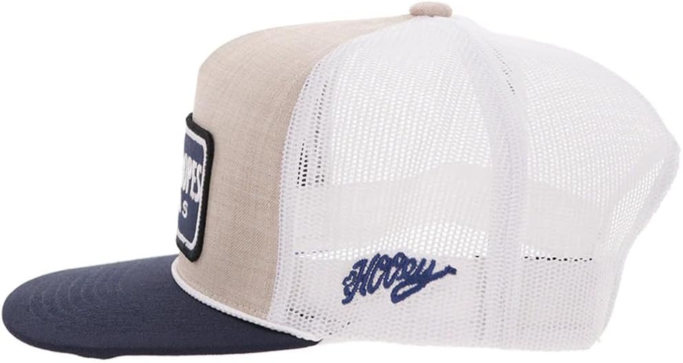 HOOEY Cactus Ropes Patch Trucker Hat for Men Adjustable Snapback Mesh Baseball Cap Breathable Western Hat