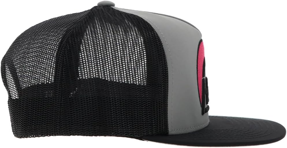 HOOEY Suds Adjustable Snapback Hat – High Profile 5-Panel Breathable Mesh Baseball Cap, Trucker Hat for Men and Women