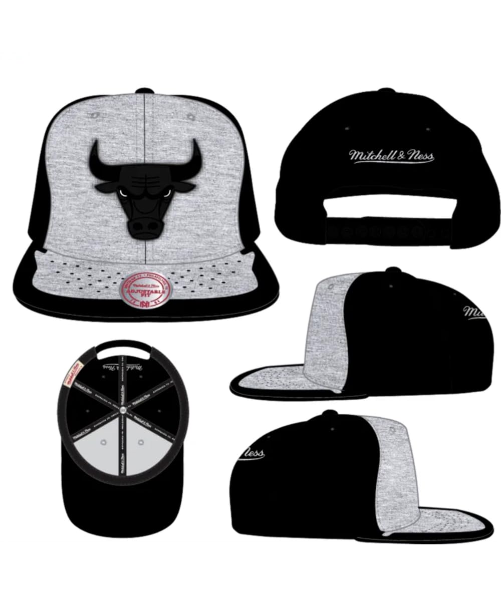Mitchell & Ness Chicago Bulls Day One Snapback Adjustable Cap