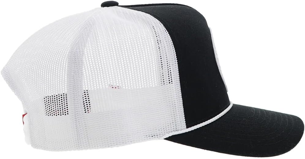 HOOEY Quanah Hat - Adjustable Snapback Cap, 5-Panel Mesh Back Outdoor & Casual Baseball Hat for Men & Women