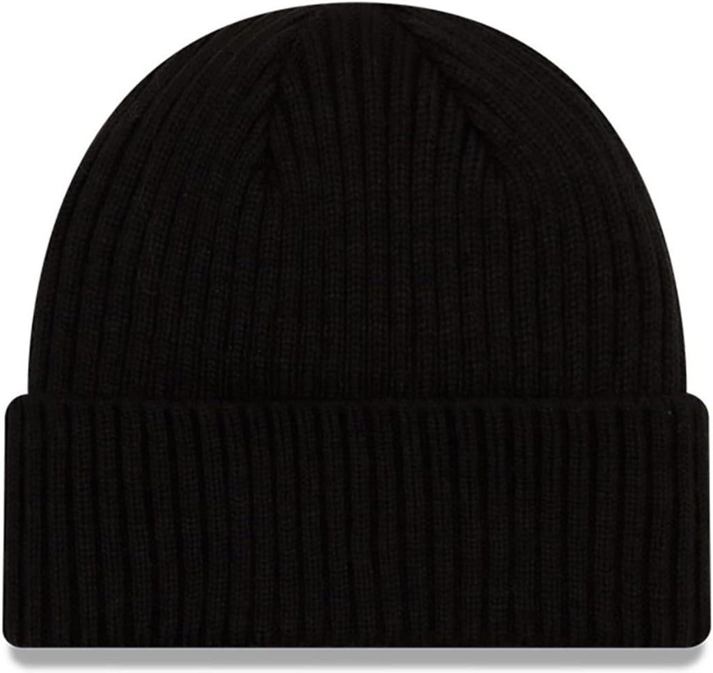 New Era Unisex-Adult NBA Official Sport Knit Core Cuffed Knit Beanie Hat (Brooklyn Nets)