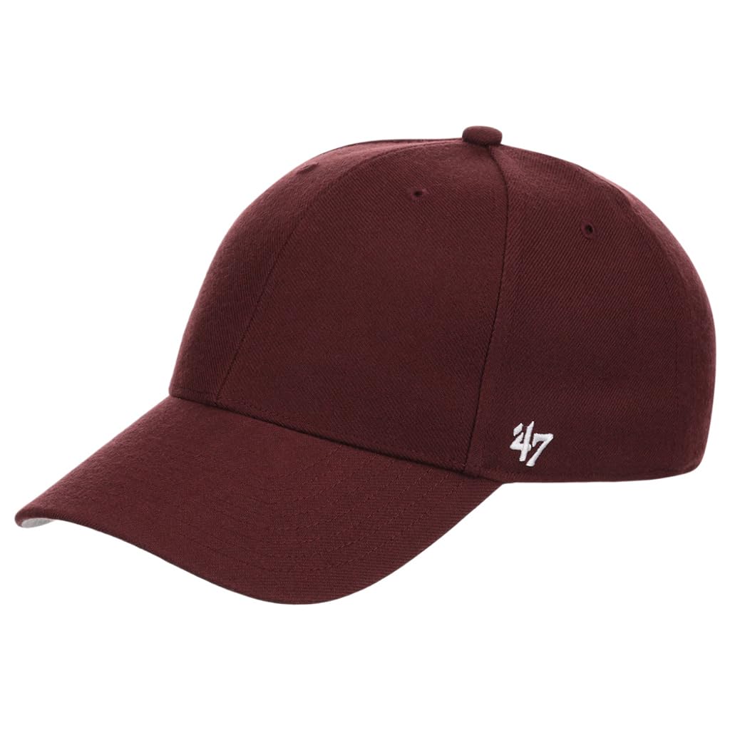 '47 Blank Classic Clean Up Cap, Adjustable Plain Baseball Hat for Men and Women