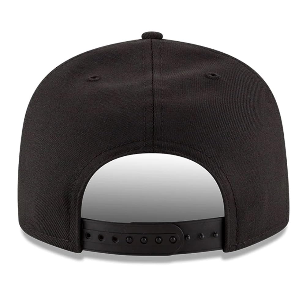 New Era NFL 9FIFTY Black White Adjustable Snapback Hat Cap One Size Fits All (Kansas City Chiefs)