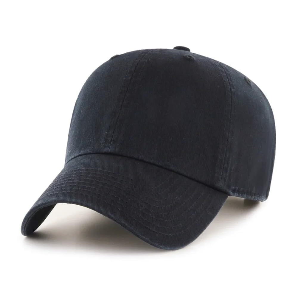47 Classic Clean Up Adjustable Dad Hat Cap - One Size (US, Alpha, One Size, Classic Black)