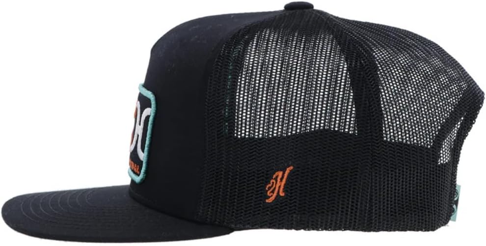 HOOEY Loop Trucker Hat - Retro Adjustable Fit Snapback Hat - Embroidered Patch Baseball Cap for Men and Women