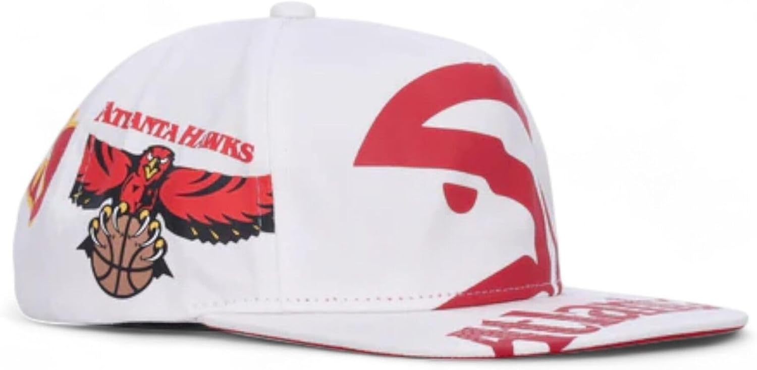 Mitchell & Ness NBA in Your Face Deadstock Cap Atlanta Hawks Snapback White
