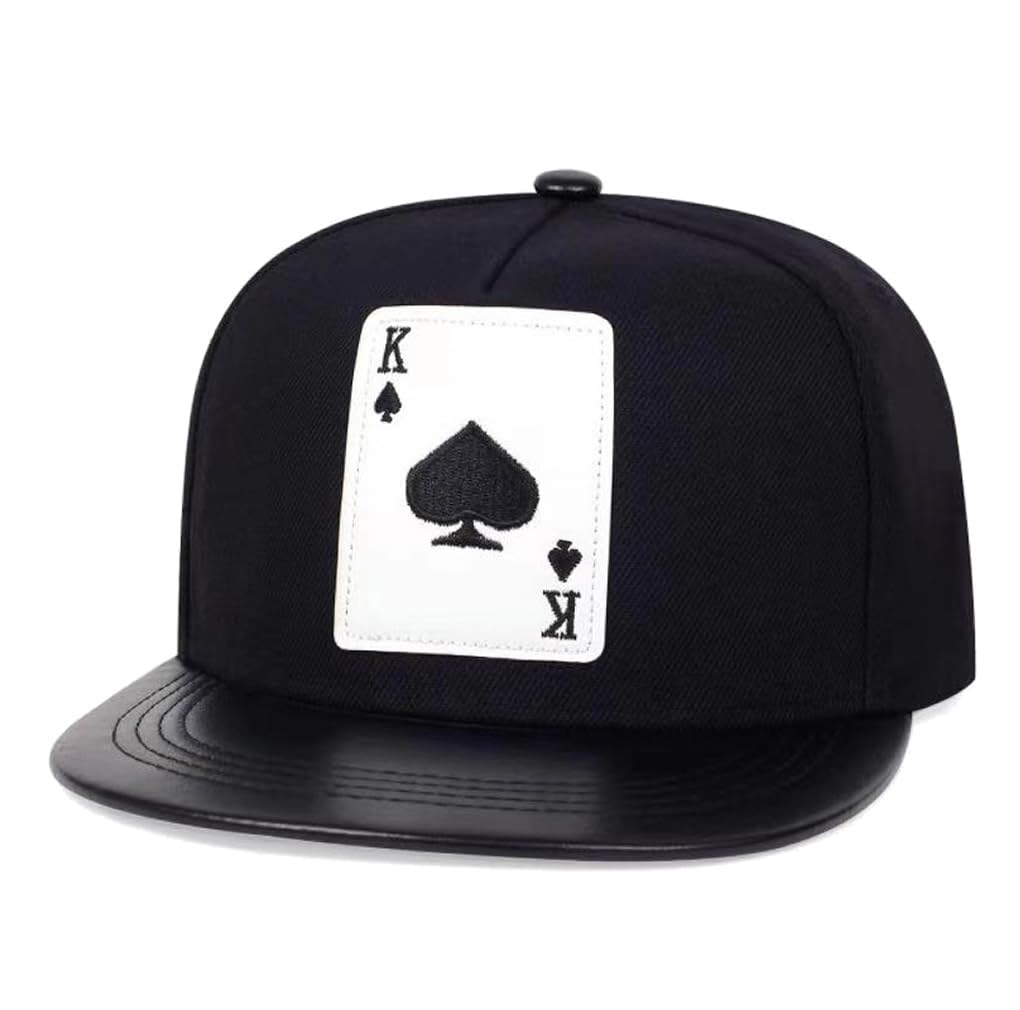 Quanhaigou Snapback Hat for Men Women,Hip Hop Style Colorful Flat Bill Hats Teens Adjustable Baseball Cap
