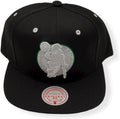 Black Boston Celtics NBA Snapback Cap by Mitchell & Ness