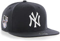 47 MLB Sure Shot Captain Hat Adjustable Structured 6-Panel Snapback Hat Cap, Adult One Size Fits All (as1, Alpha, one_Size, New York Yankees)