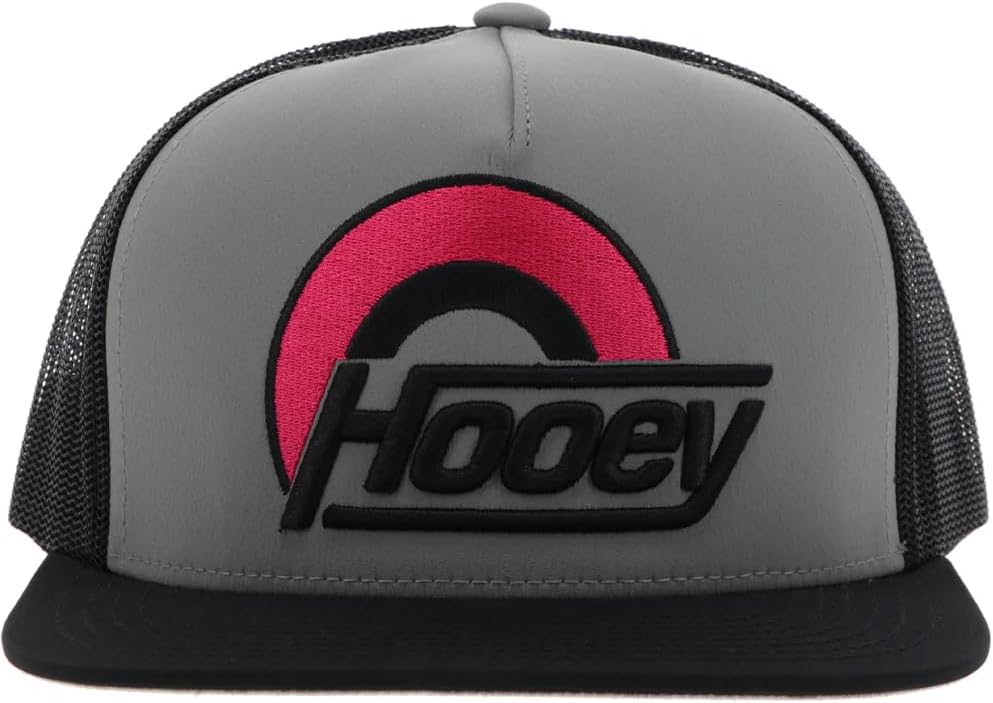HOOEY Suds Adjustable Snapback Hat – High Profile 5-Panel Breathable Mesh Baseball Cap, Trucker Hat for Men and Women