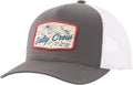 Salty Crew Men's Graphic Logo Retro Trucker Hat - Unisex Adjustable Baseball Hat for Adults - Premium Cotton
