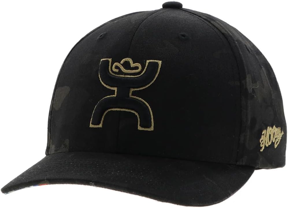 HOOEY Chris Kyle Adjustable Snapback Hat – Mid Profile 6-Panel Breathable Mesh Baseball Cap, Trucker Hat for Men and Women