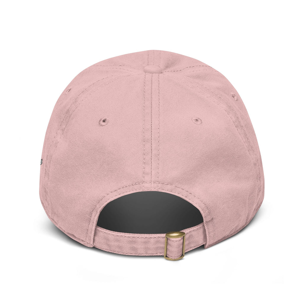 Washed Baseball Cap with Retro Embroidered Logo