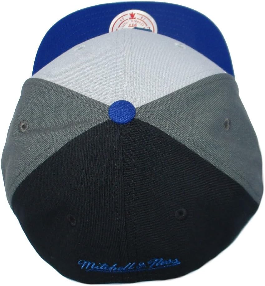 Mitchell & Ness MLB Triple Play Liberty Snapback Adjustable Hat Cap - Gray/Team Colors