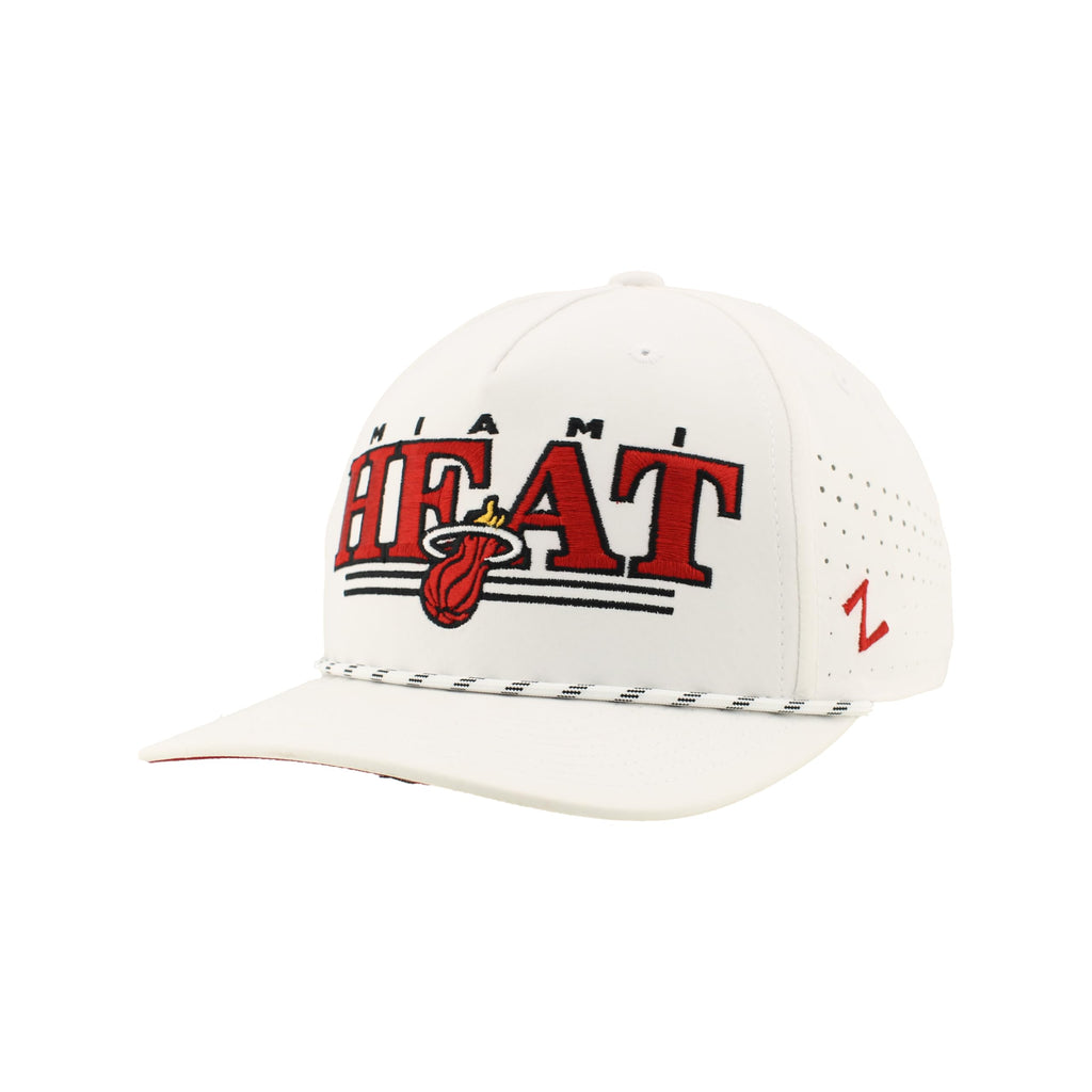 ZHATS NBA Unisex-Adult NBA Officially Licensed Rope Hat Snapback Performance Regalia White
