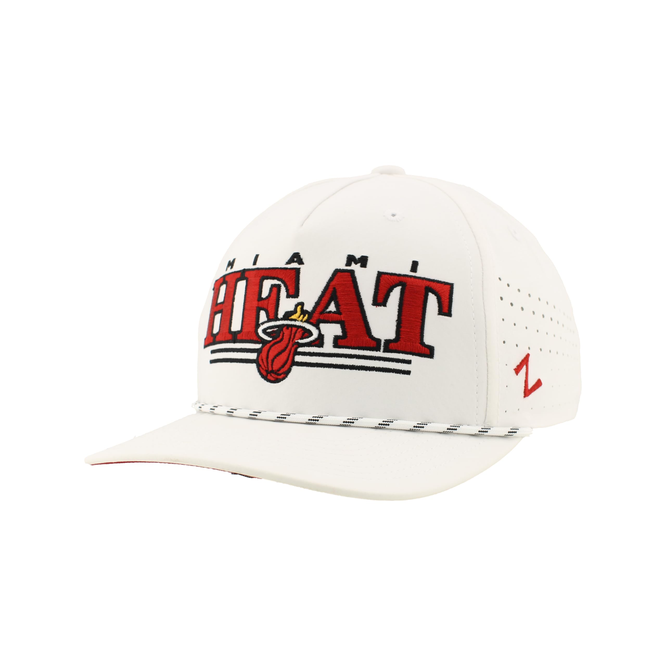 ZHATS NBA Unisex-Adult NBA Officially Licensed Rope Hat Snapback Performance Regalia White