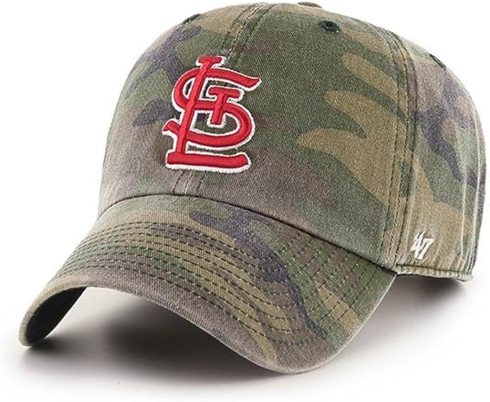 '47 MLB Unisex-Adult Camo Clean Up Adjustable Hat Cap One Size