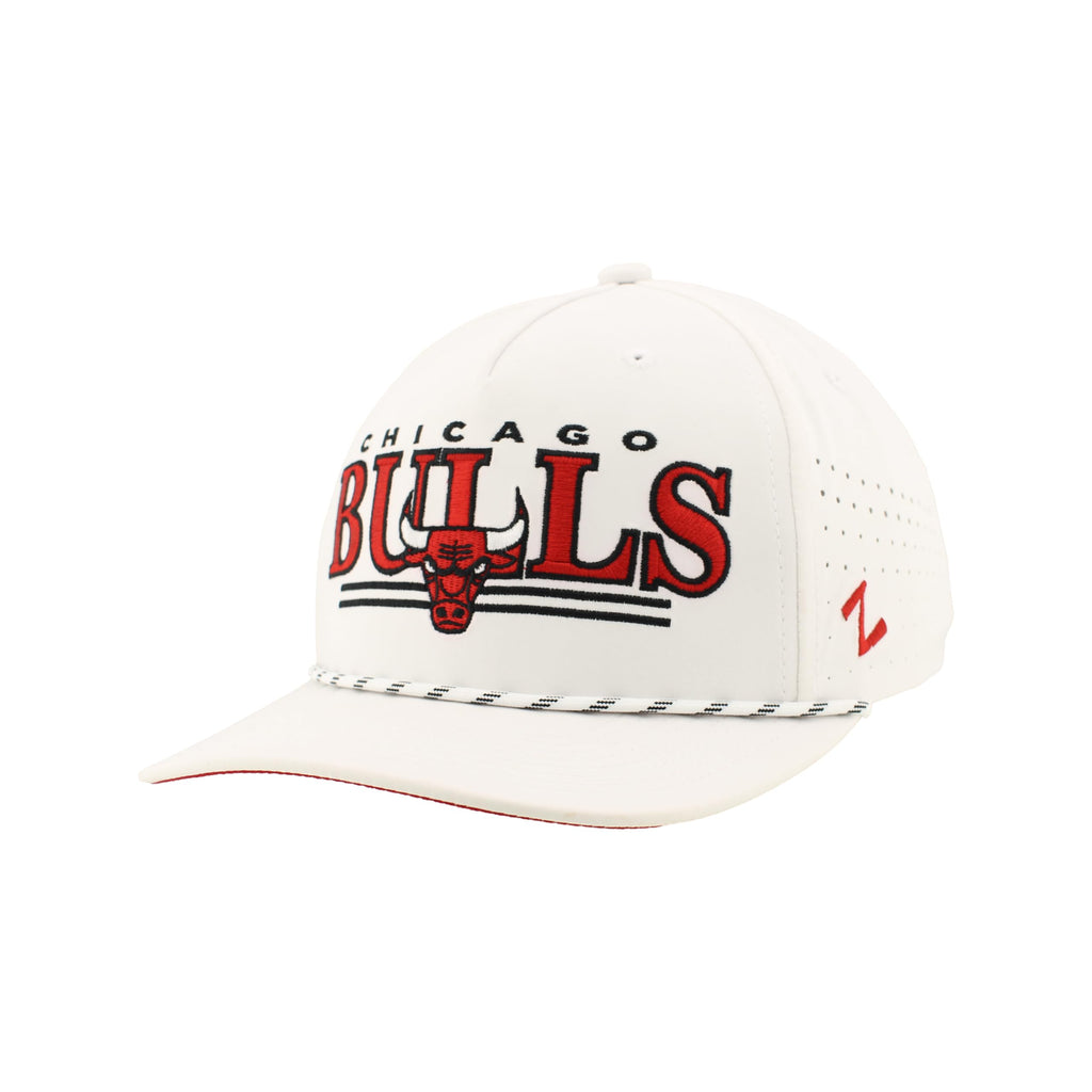 ZHATS NBA Unisex-Adult NBA Officially Licensed Rope Hat Snapback Performance Regalia White