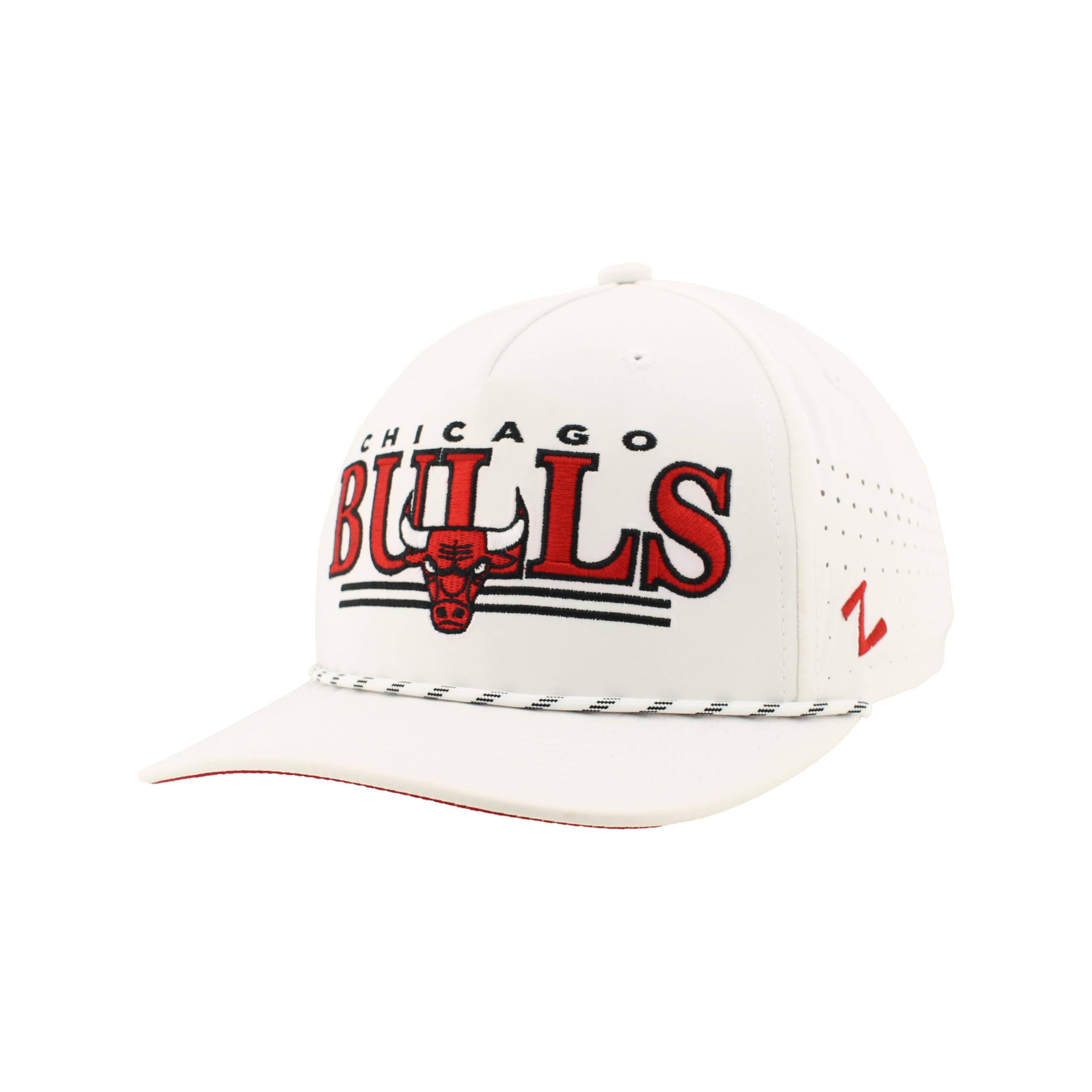 ZHATS NBA Unisex-Adult NBA Officially Licensed Rope Hat Snapback Performance Regalia White