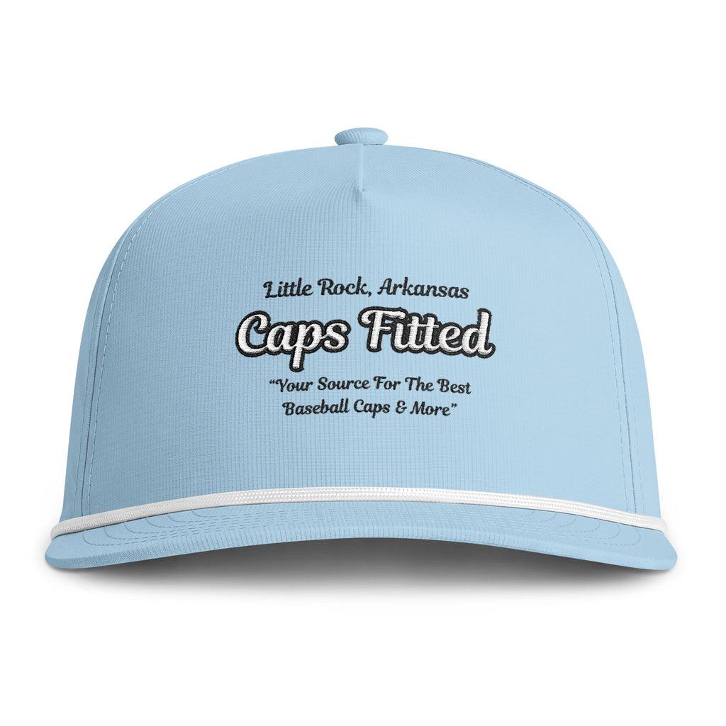 Sunwashed Rope Cap - Vintage Fitted Mesh Baseball Hat