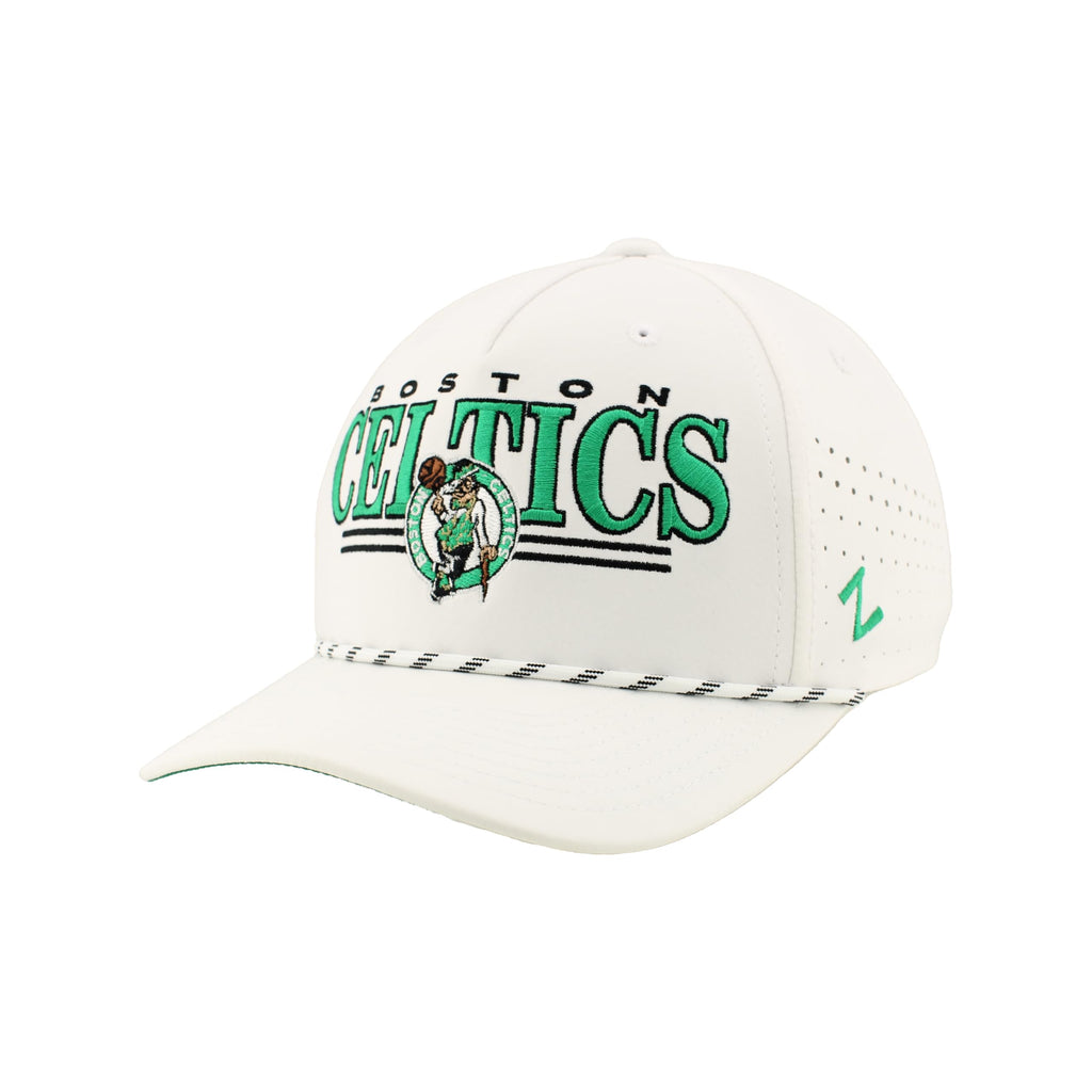 ZHATS NBA Unisex-Adult NBA Officially Licensed Rope Hat Snapback Performance Regalia White