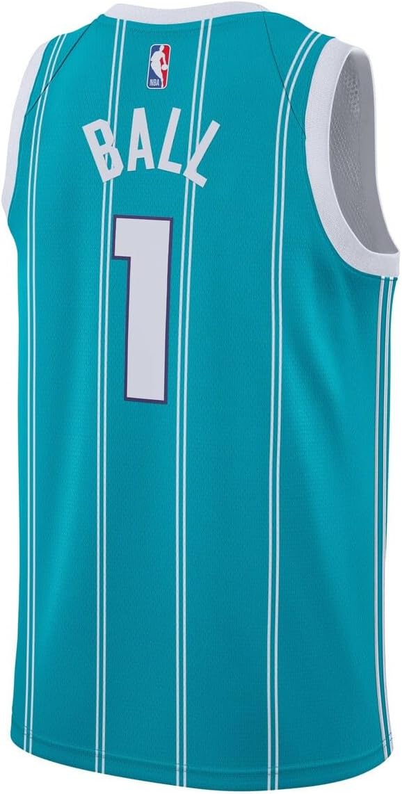 LaMelo Ball Charlotte Hornets NBA Kids Youth 8-20 Teal Icon Edition Swingman Jersey